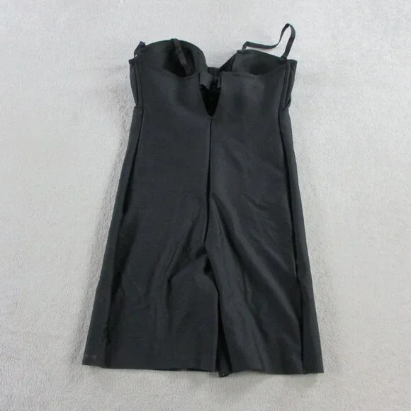 SKIMS Underwire Bodysuit Womens 2X Black Mid Thigh Sculpt Shapewear Plus NWOT - Picture 3 of 7